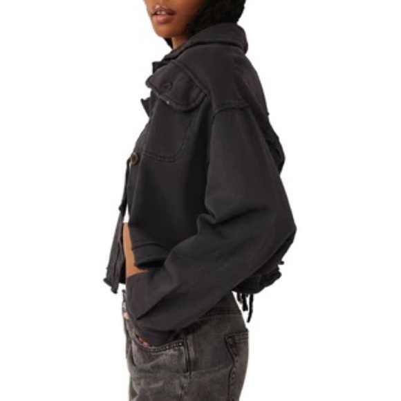 NWT - Free People - We The Free Saturday Shirt Jacket - Picture 3 of 8